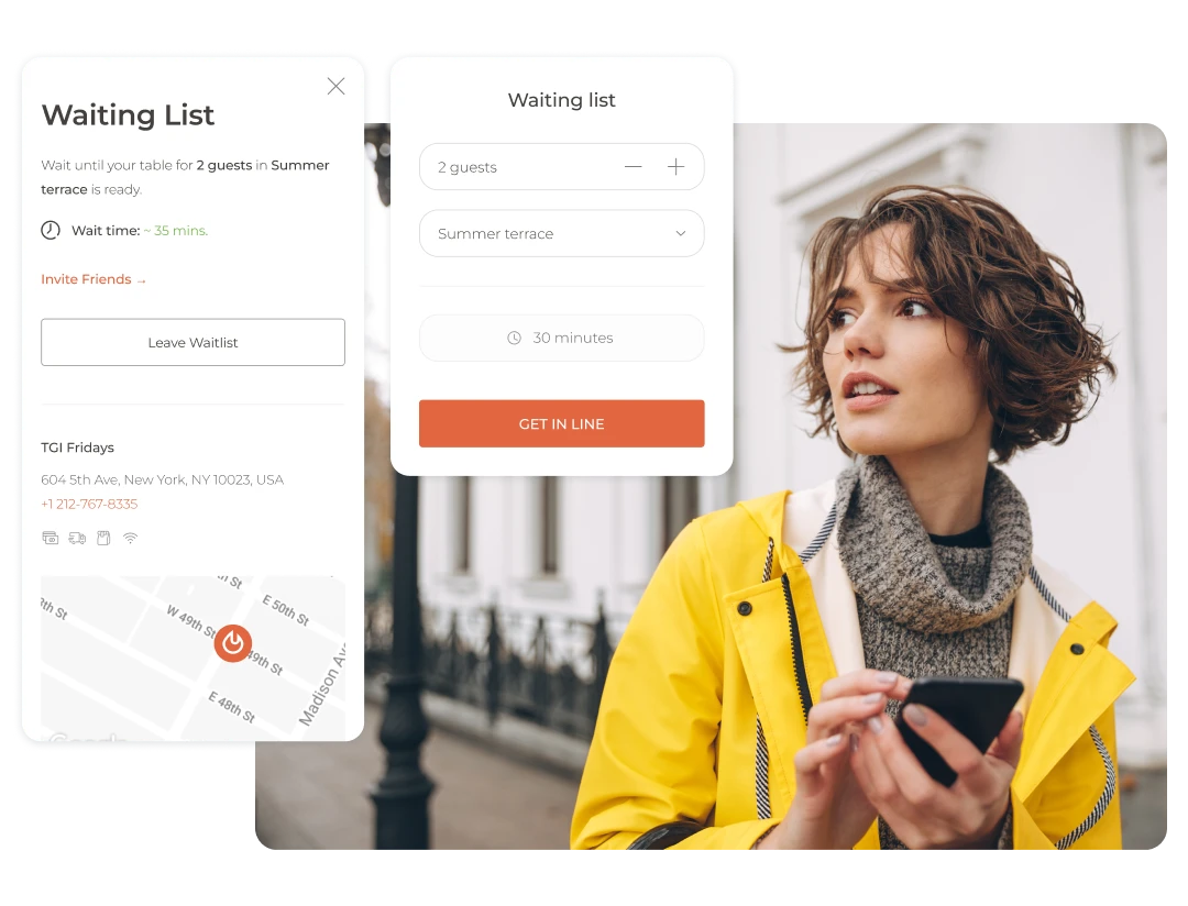 Hostme guest app showing online booking.