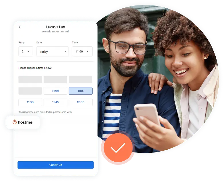 Restaurant booking system coupled with Google Reserve to provide a great online booking experience.